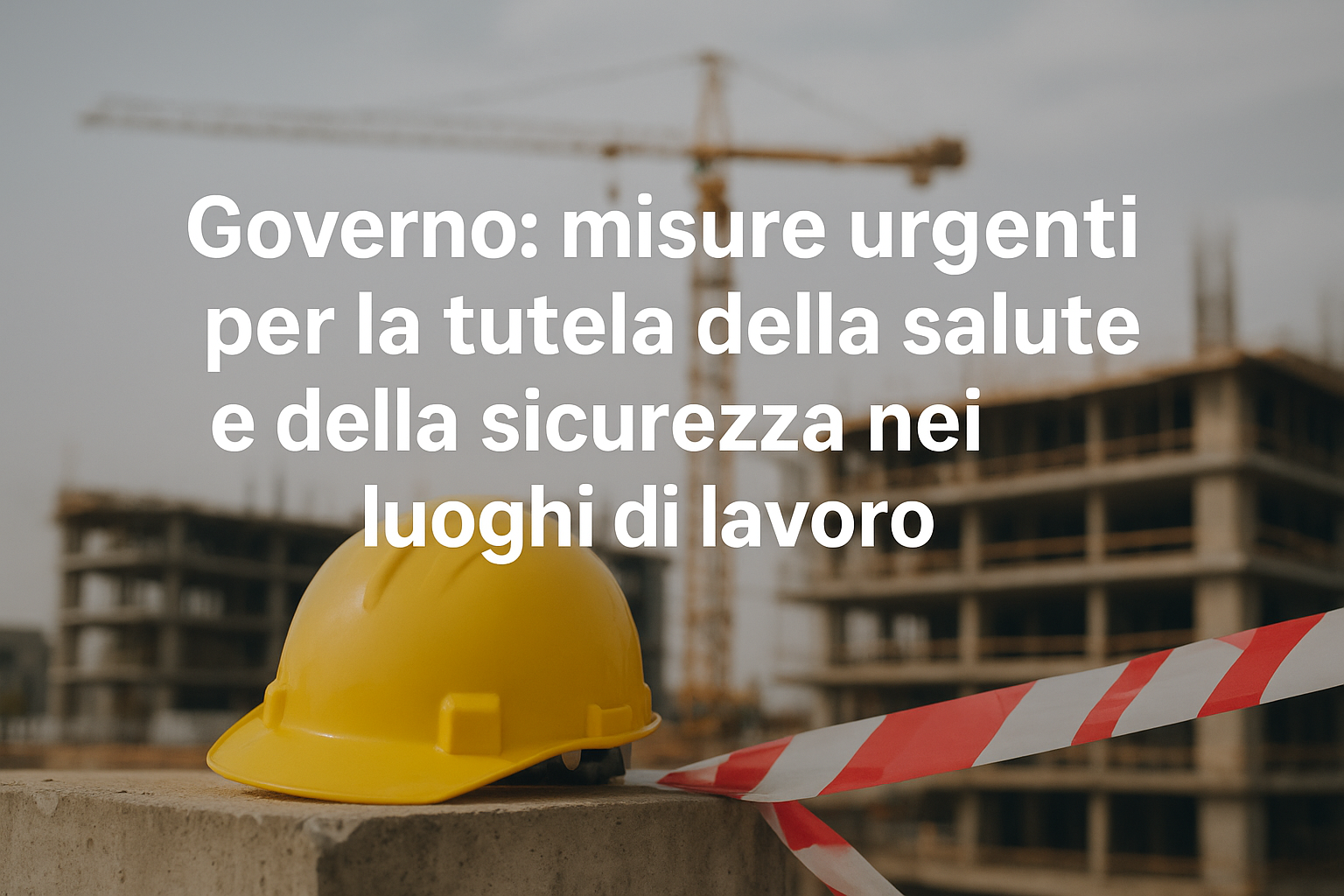 Governo: misure urgenti per la tutela della salute e della sicurezza ...